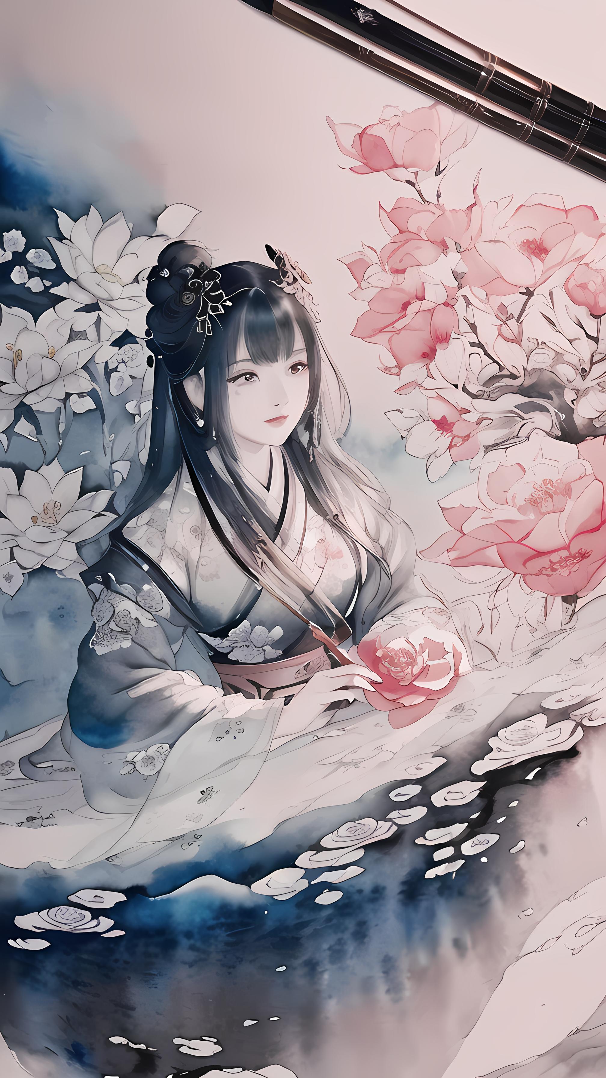 花一样的少女