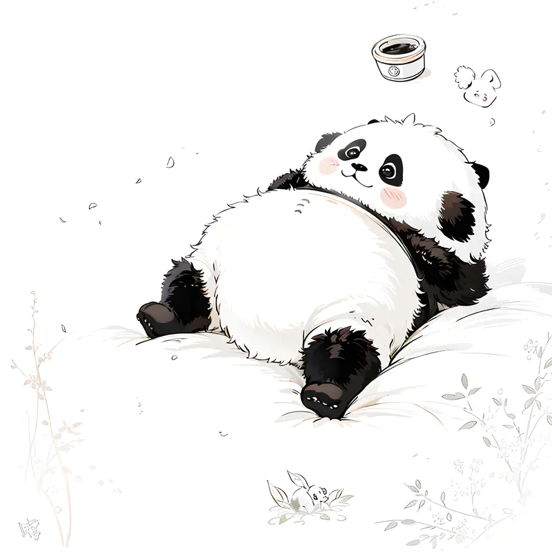可可爱爱的熊猫
