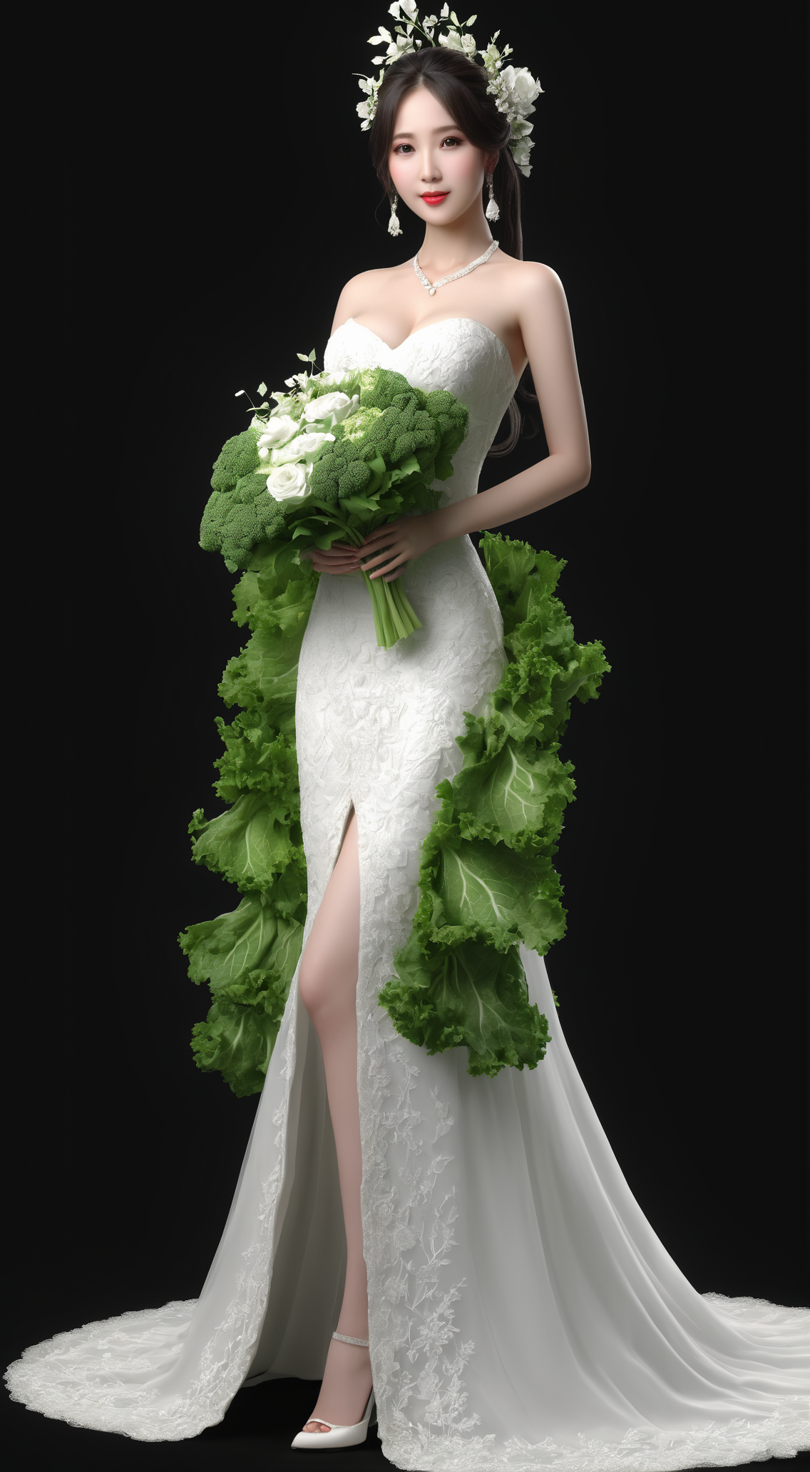 蔬菜婚纱