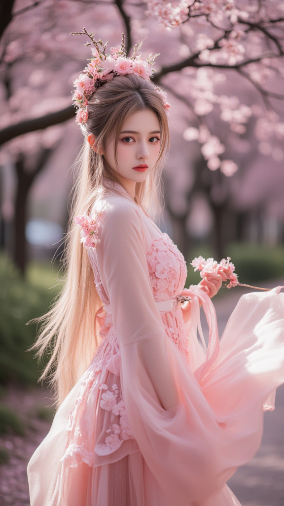 人面桃花相映红