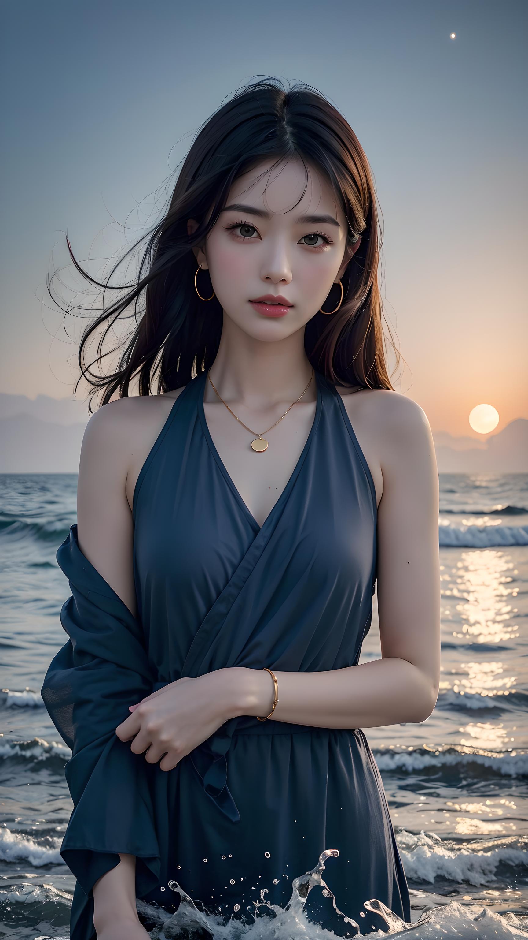 海边的少女