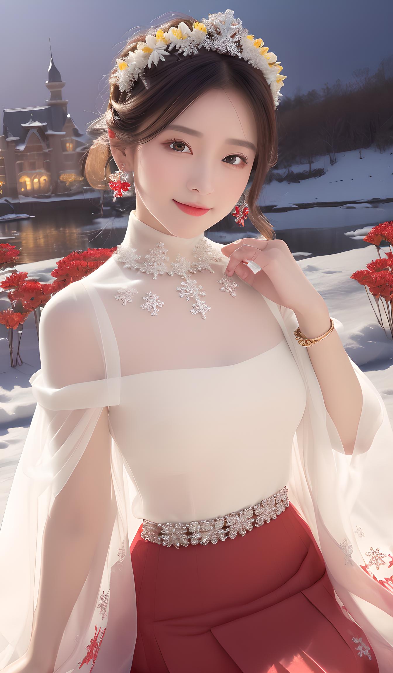 冰雪美女