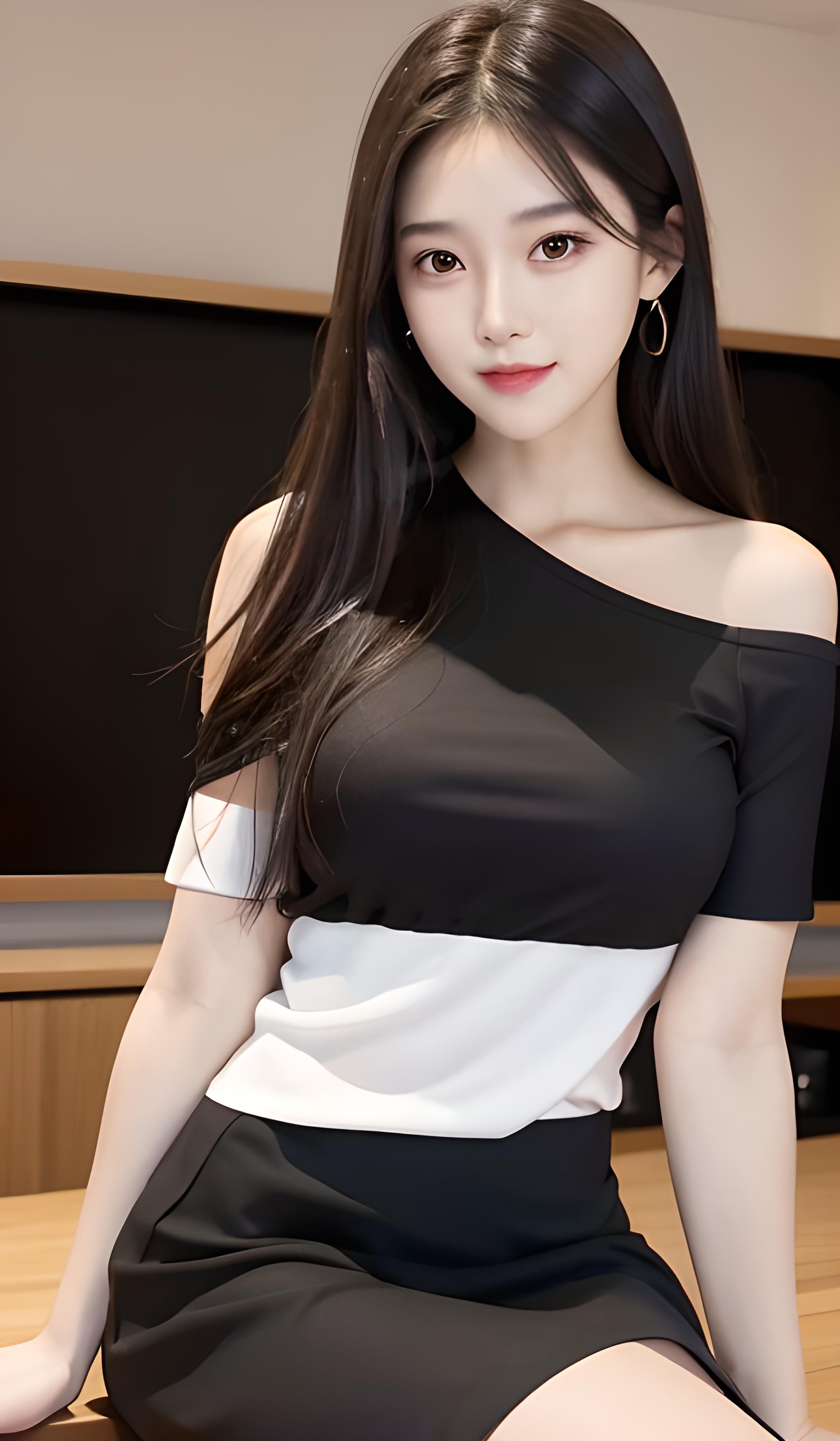 长发美女