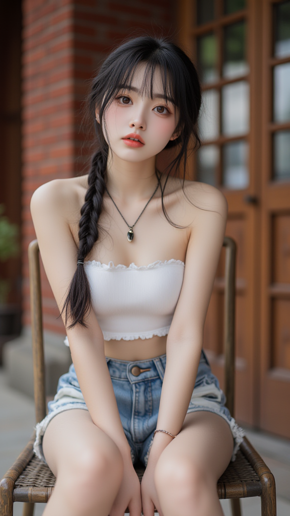 露肩女孩
