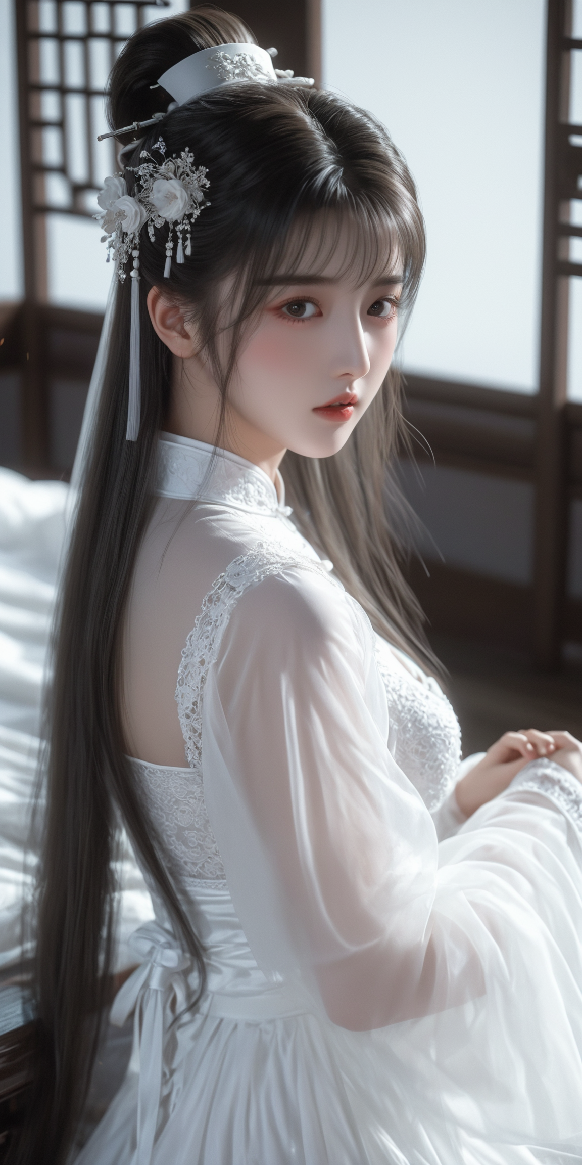 古风长发少女