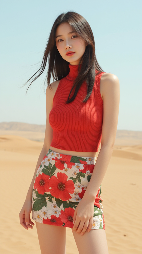 花色超短女孩