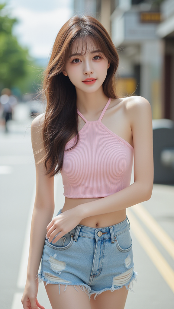 街拍美女