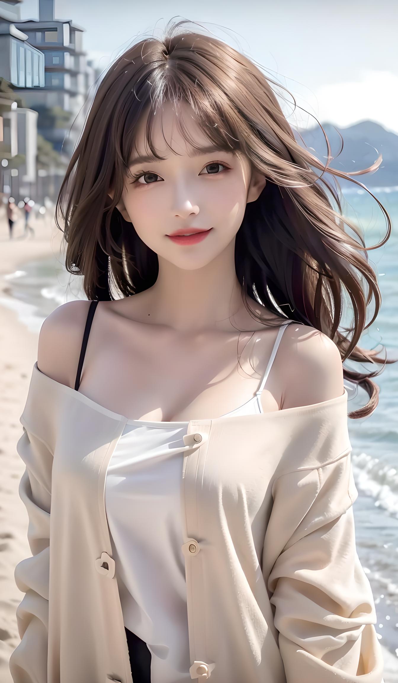 海滩美女