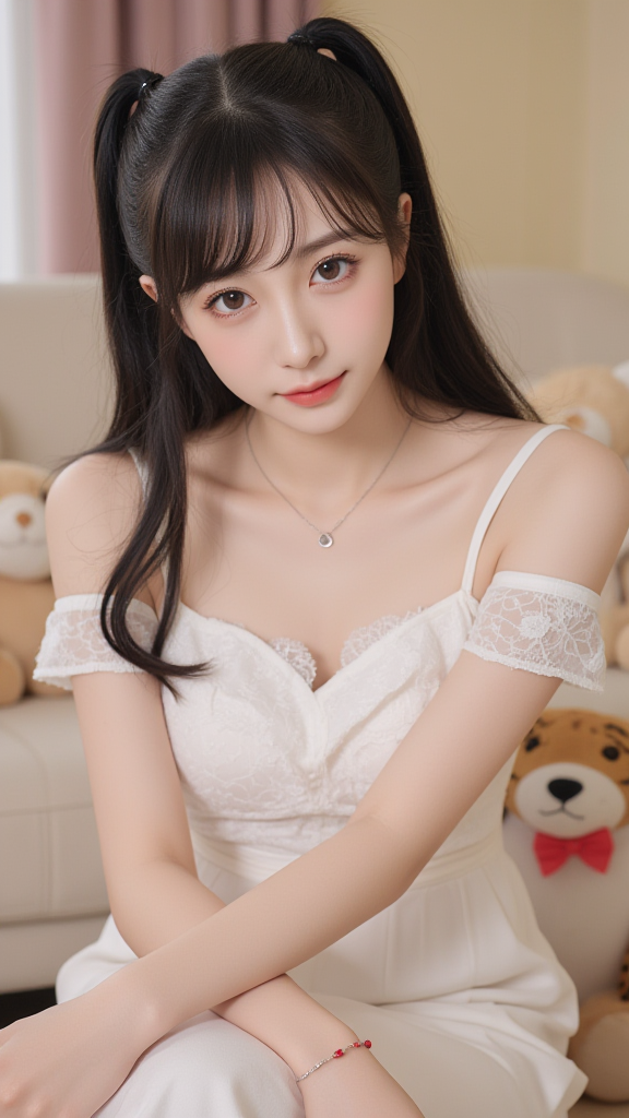 双马尾女孩