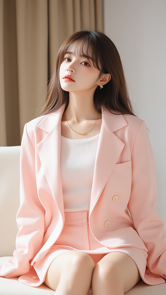 西装少女
