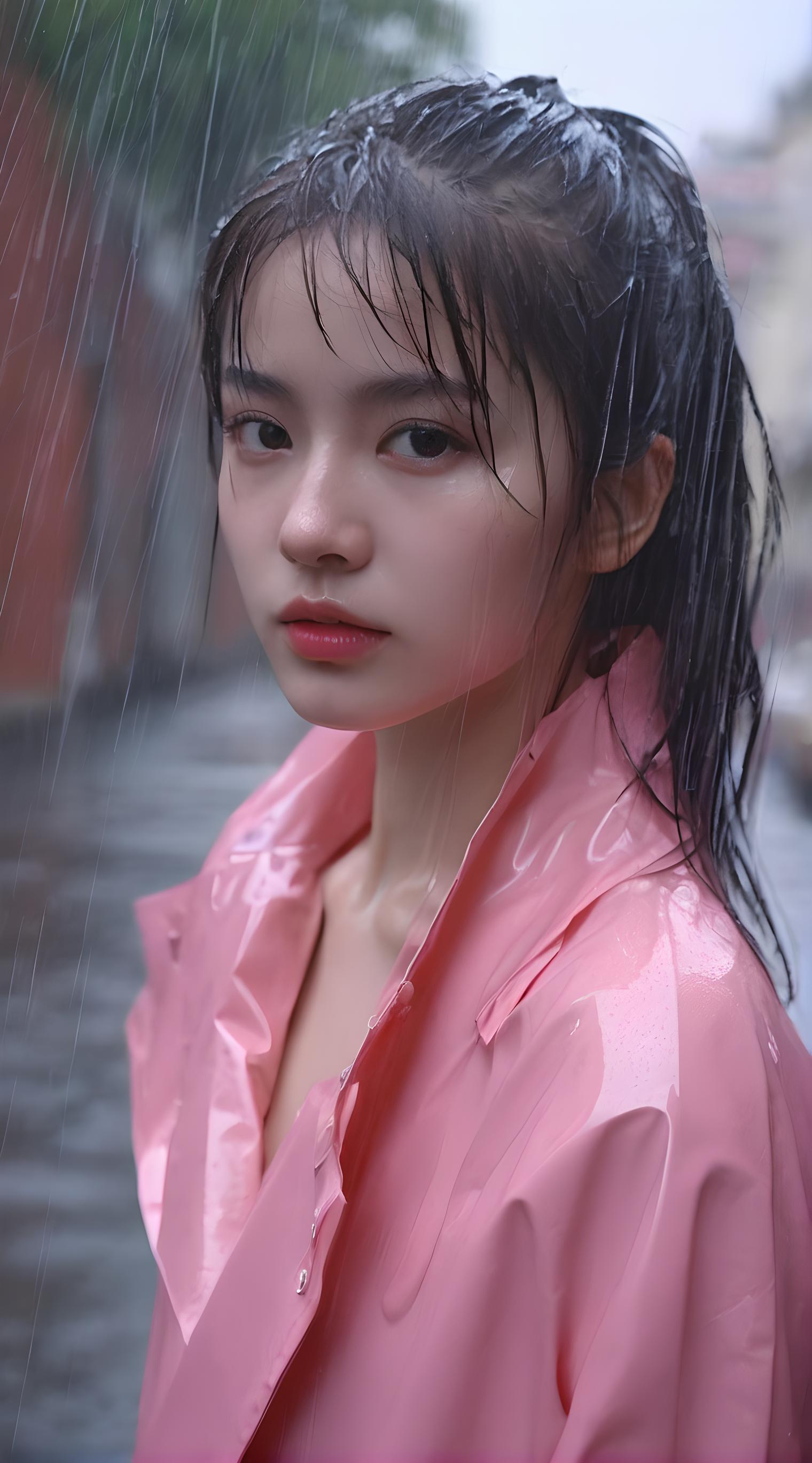 下雨天景色好美