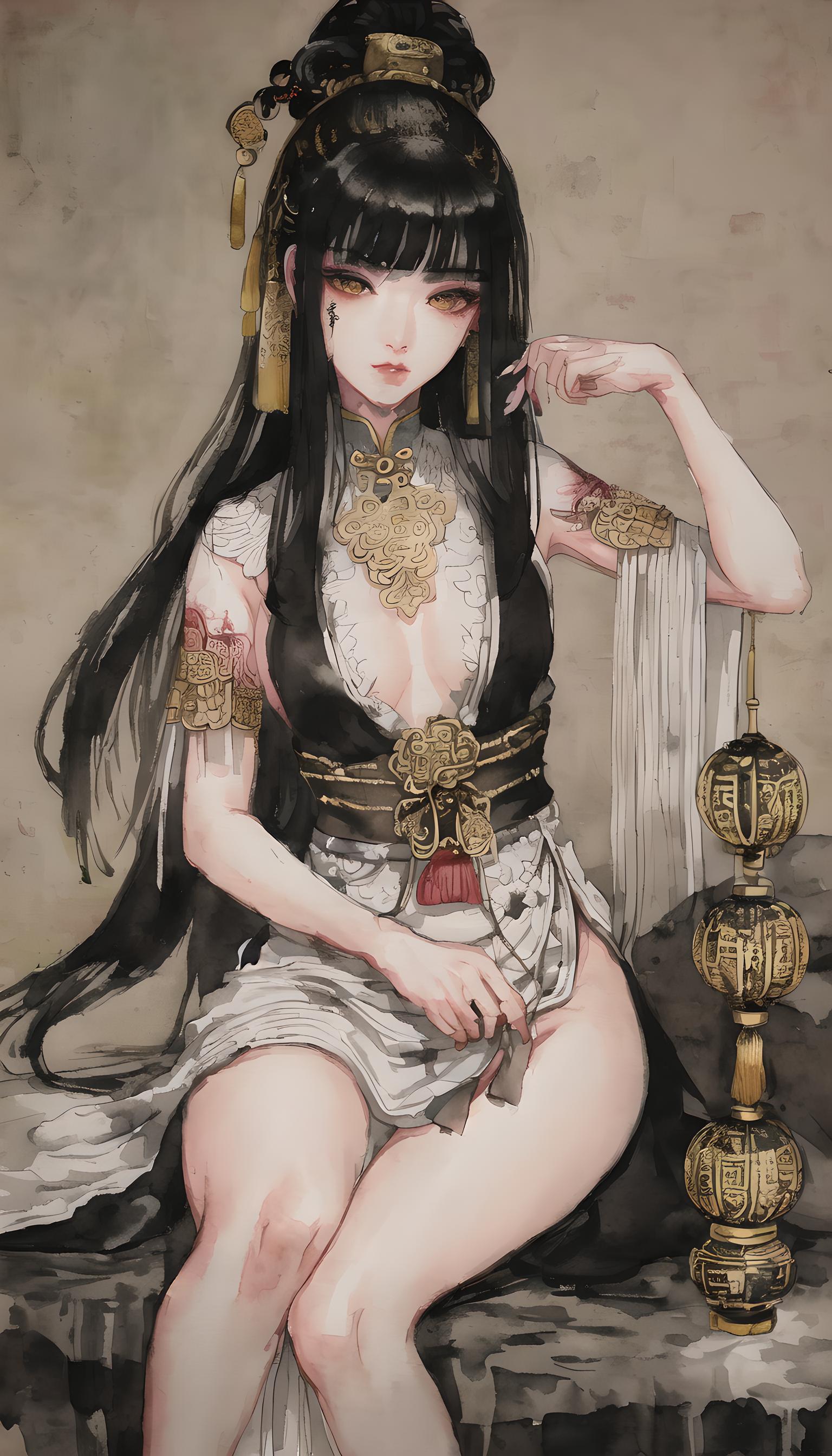 黑长直