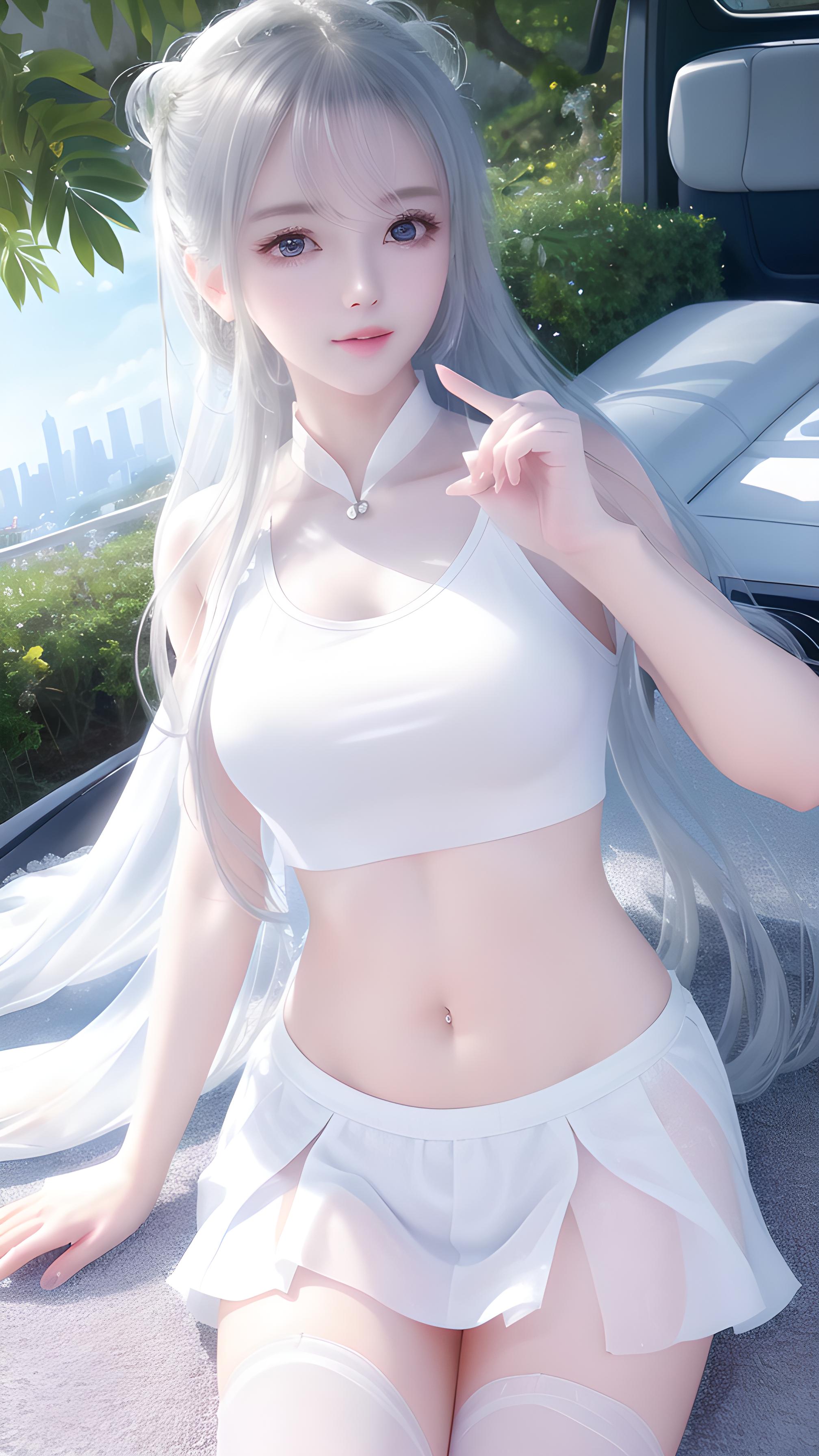 白丝少女