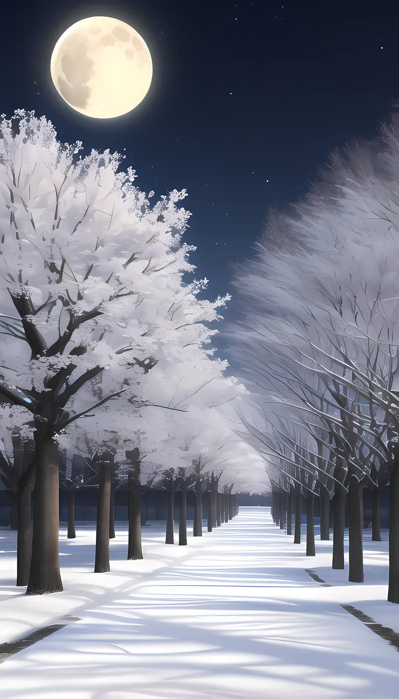 夜景雪景