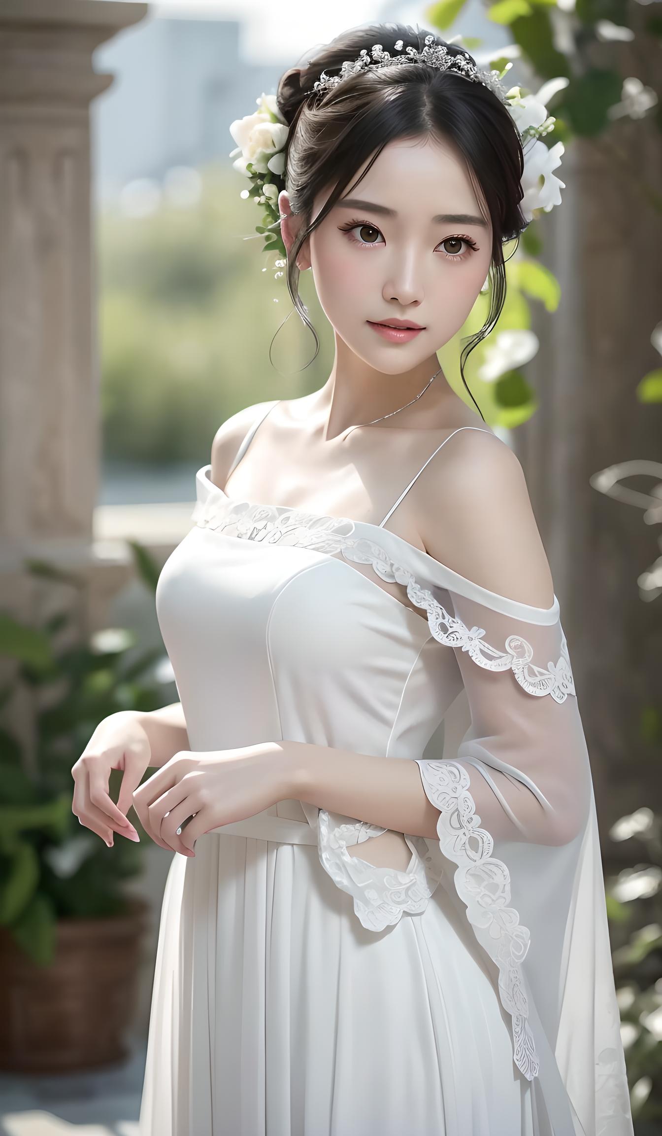 白婚纱