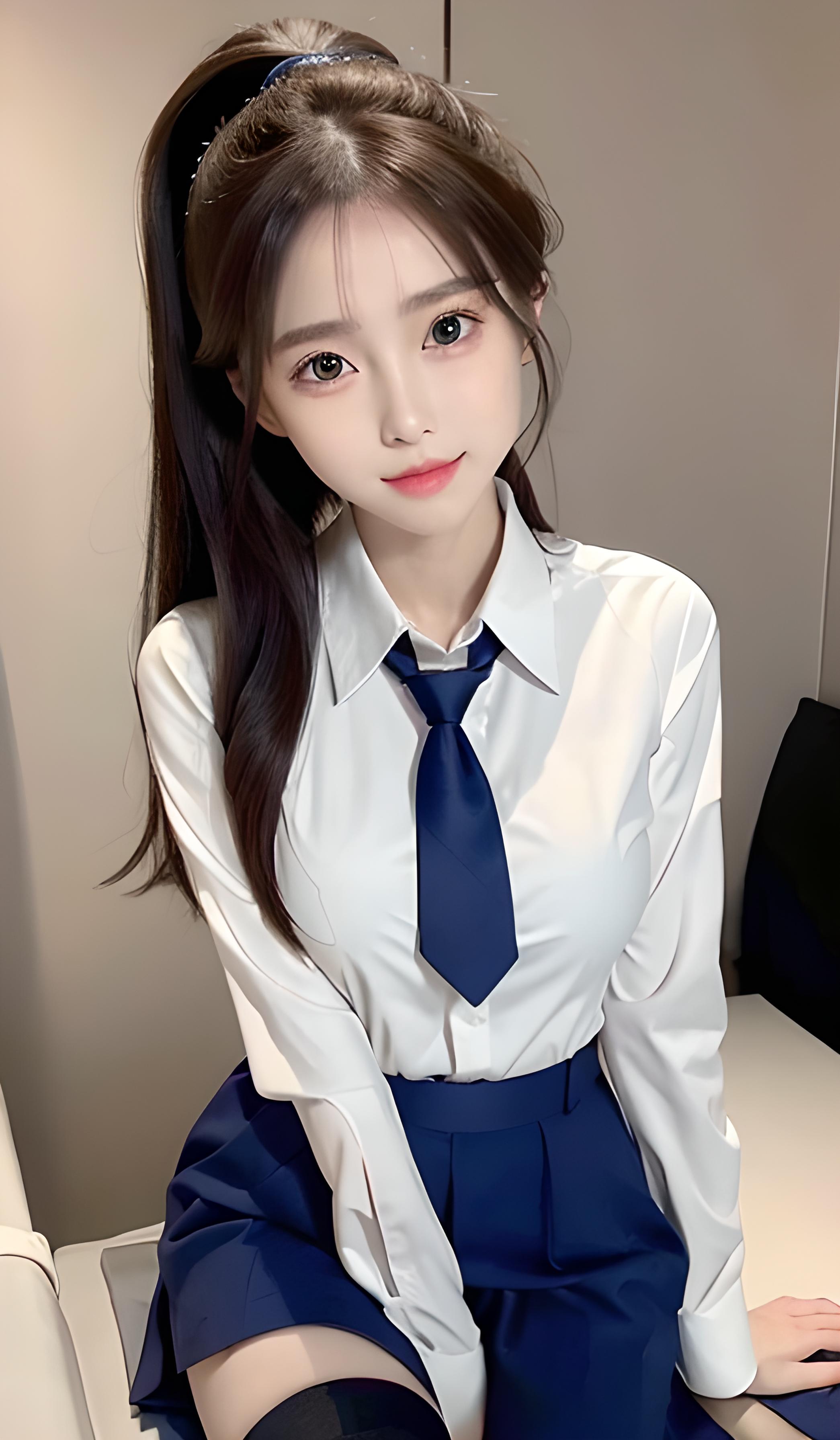 制服小美女