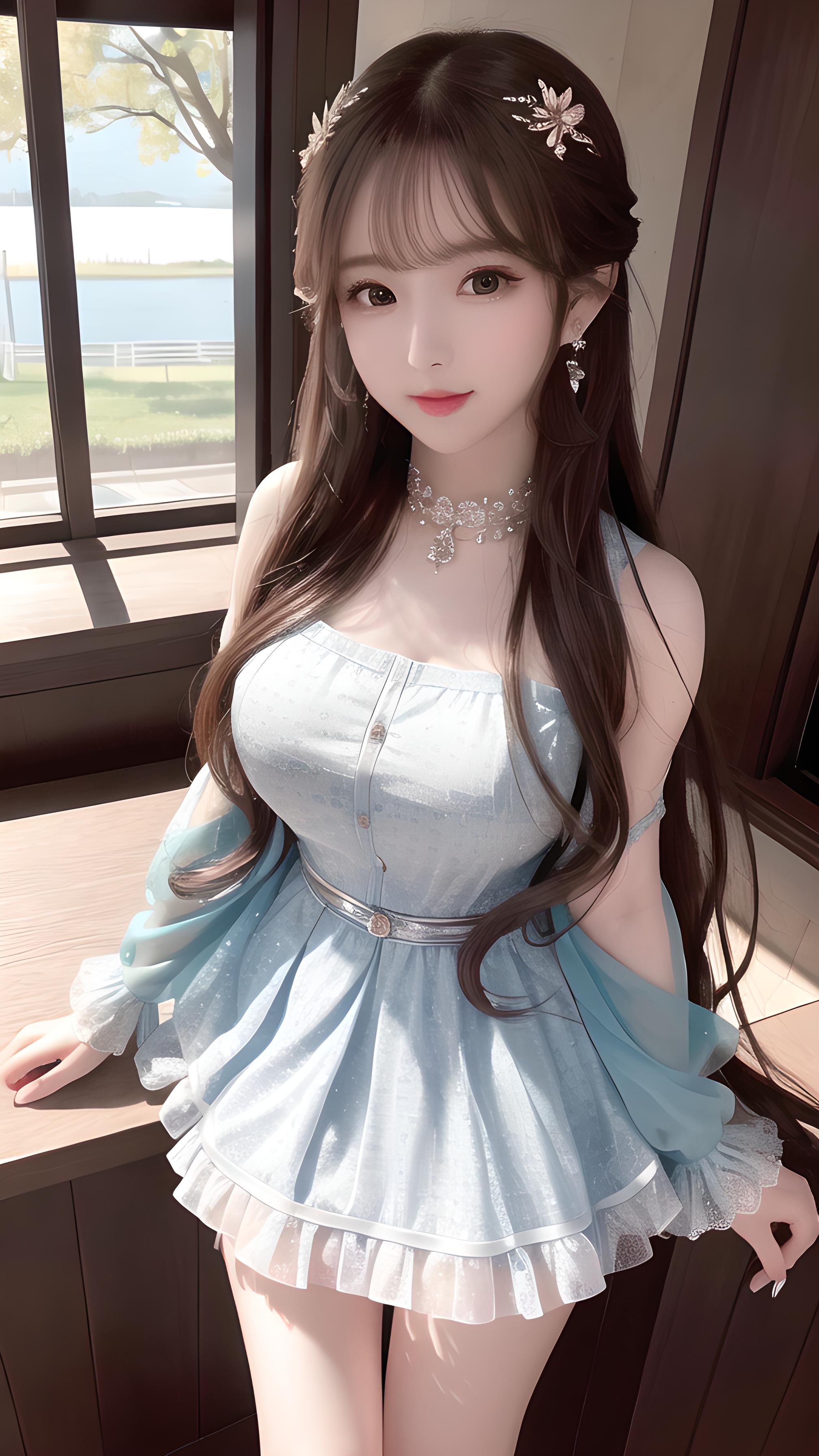 甜美可爱的美少女