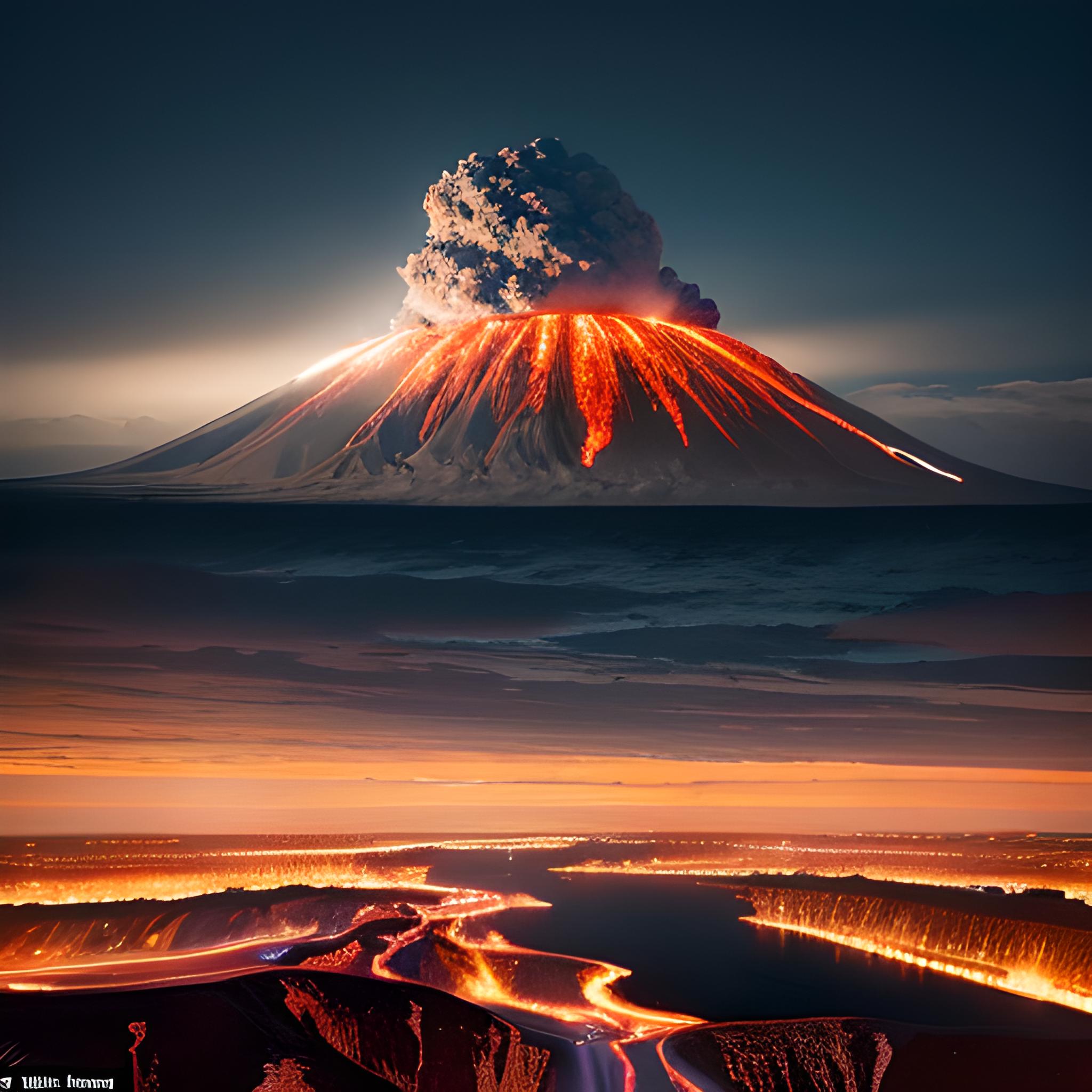 火山大爆发