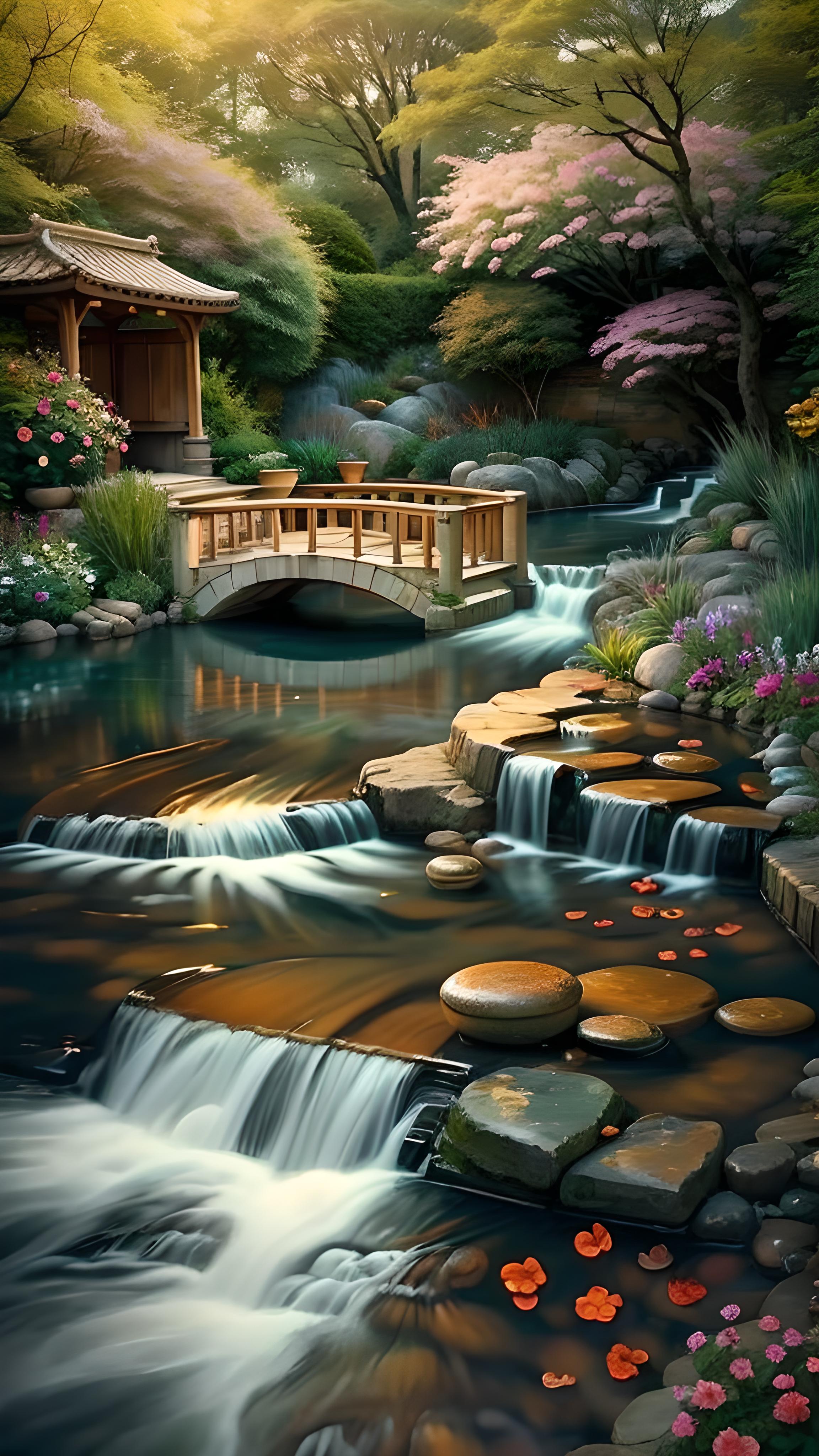 5. 小桥流水，深院静谧，美丽的园林名称