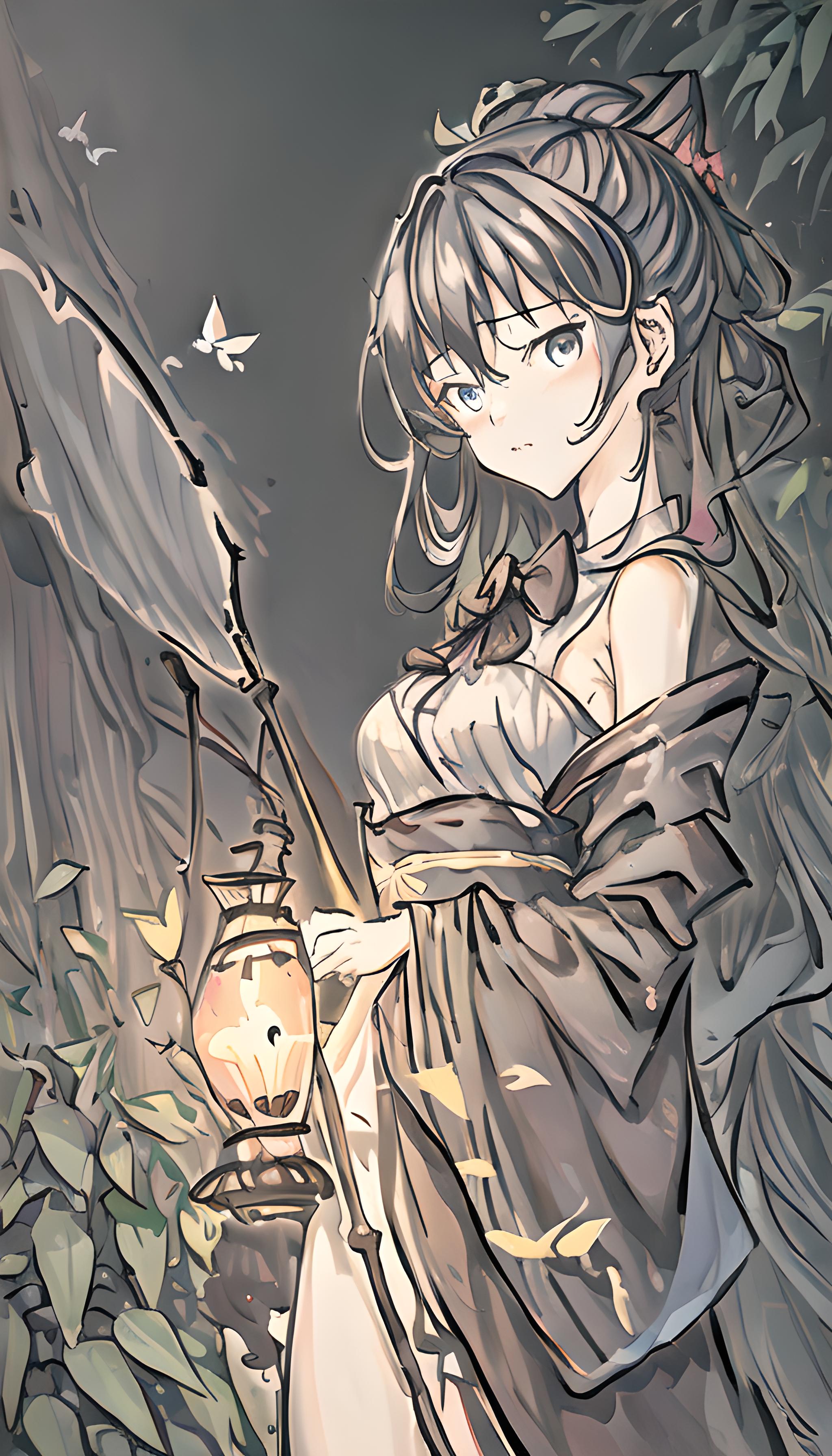 深夜竹林