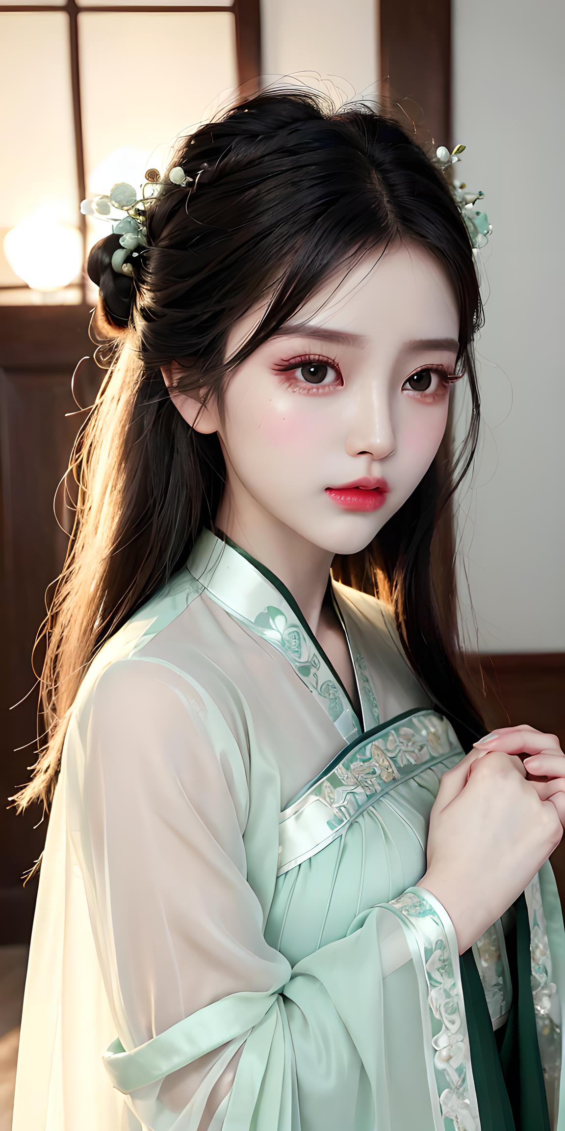 古风汉服美女，主页更多风格