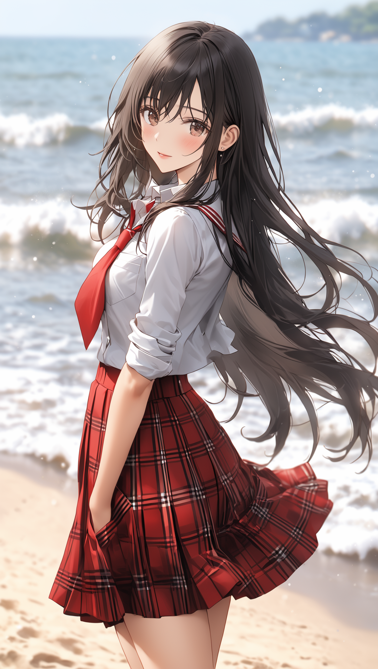 海滩美少女