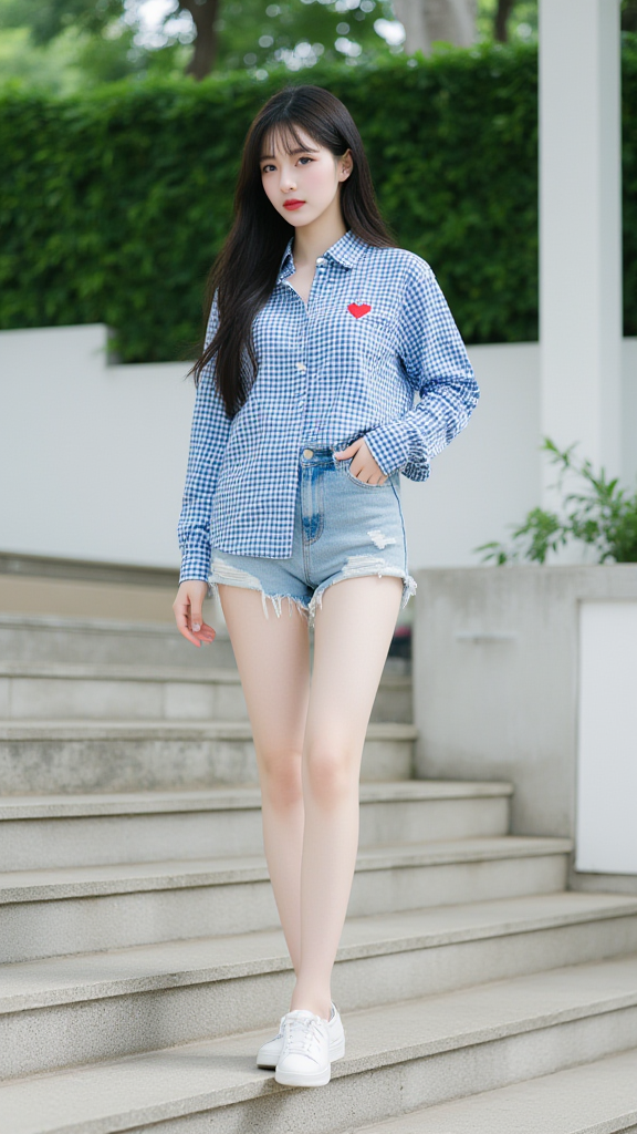 大长腿美女