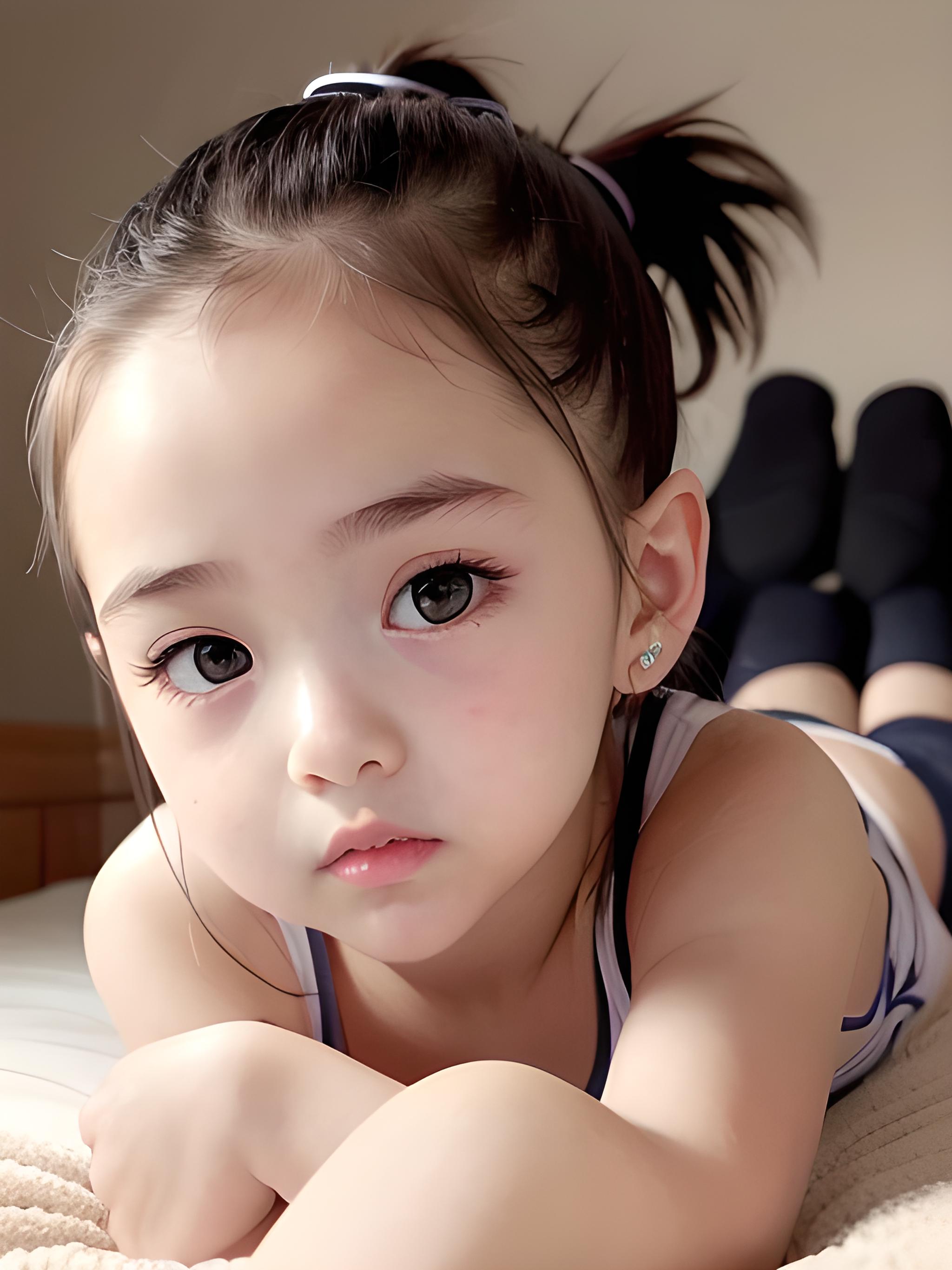 萝莉，床