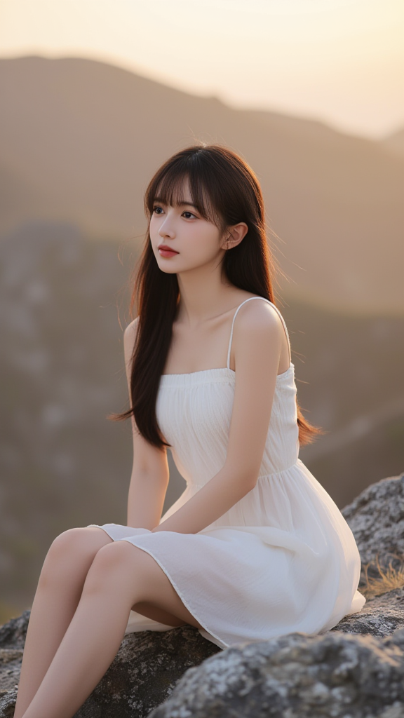 山顶女孩