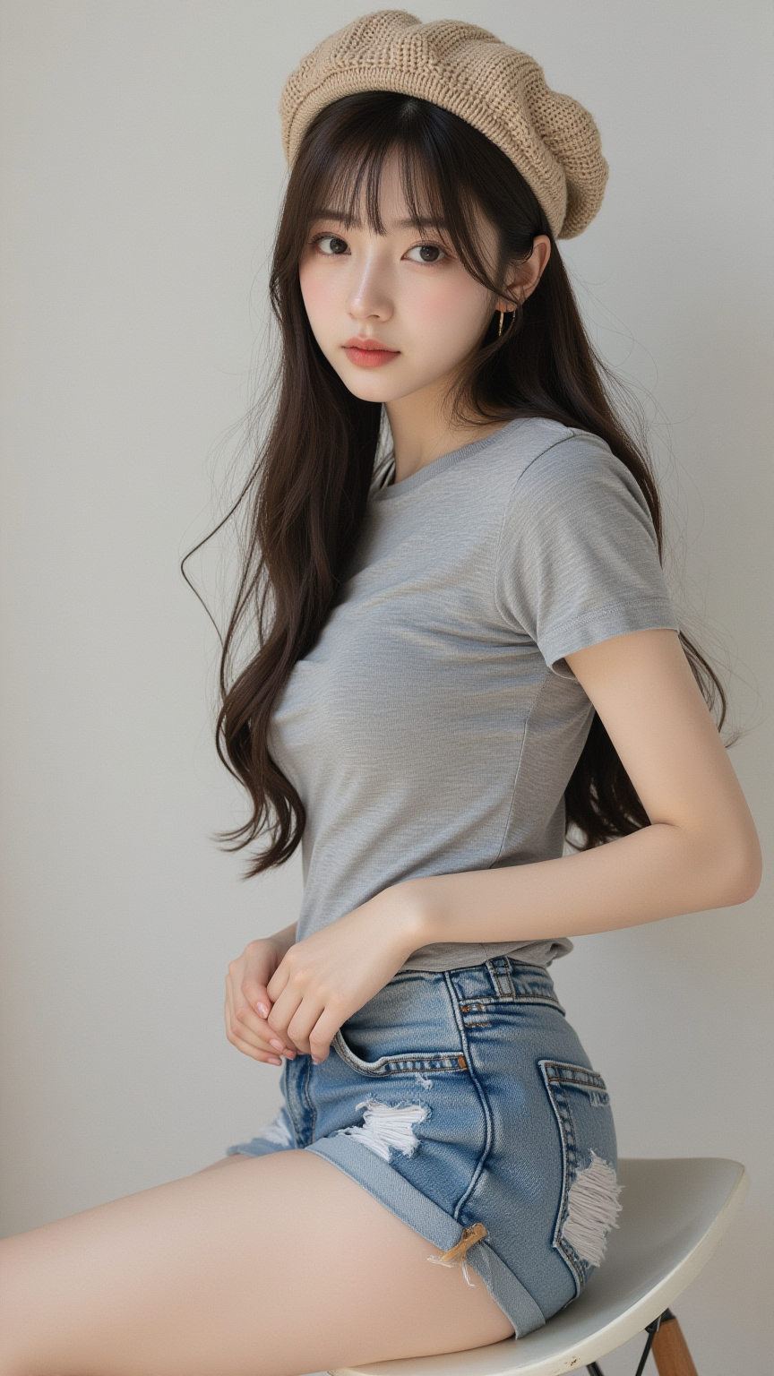 牛仔裤女孩