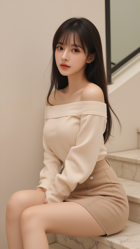 露肩女孩
