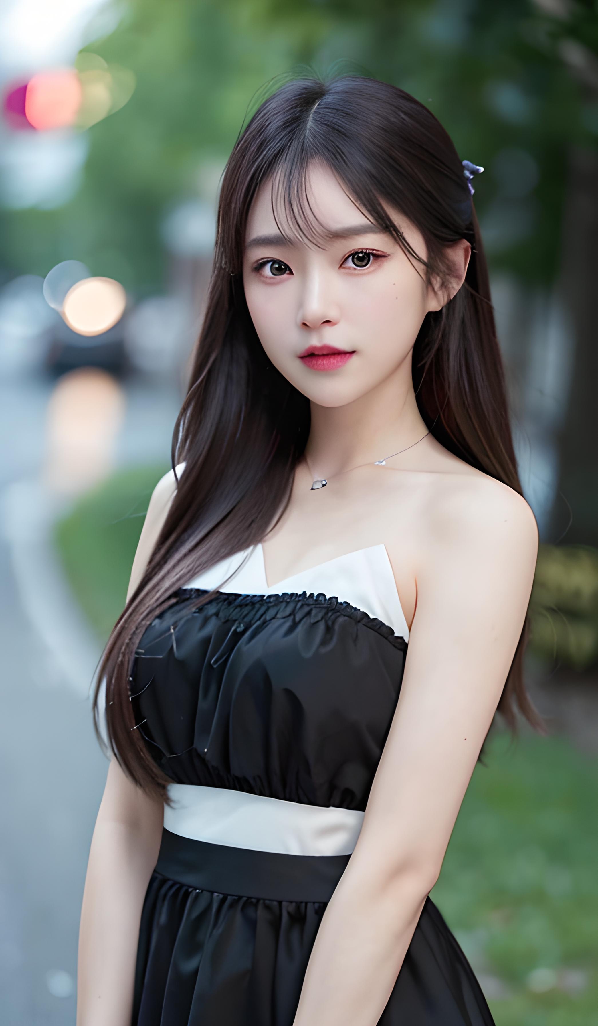 长发美女