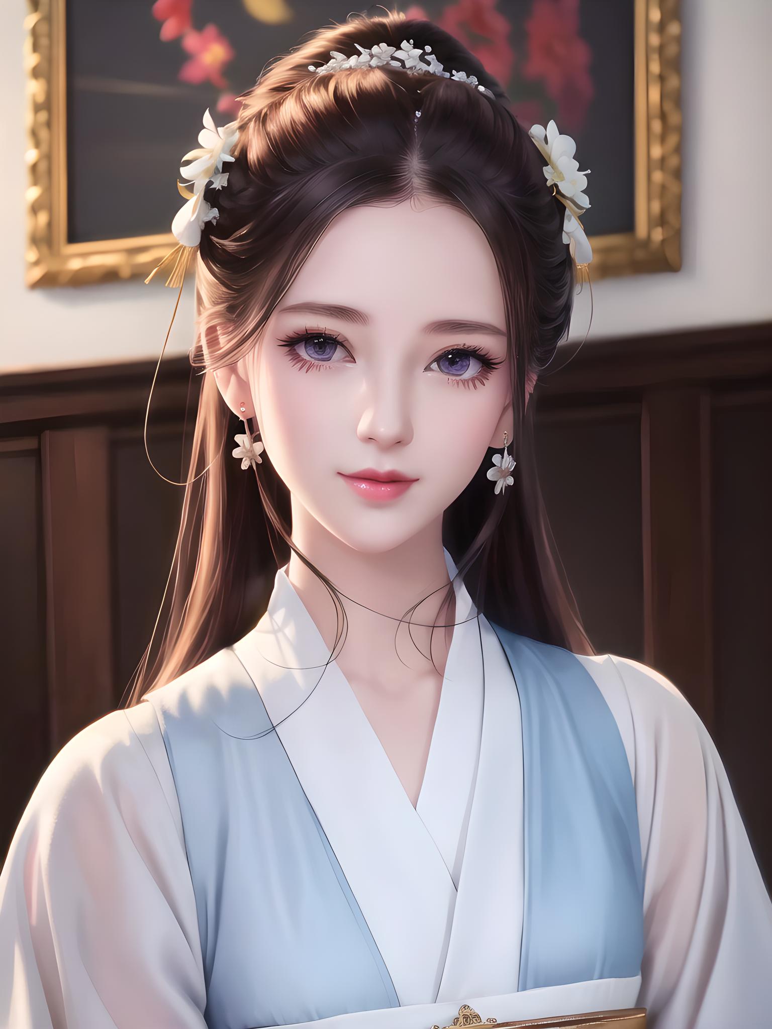 蓝白衣