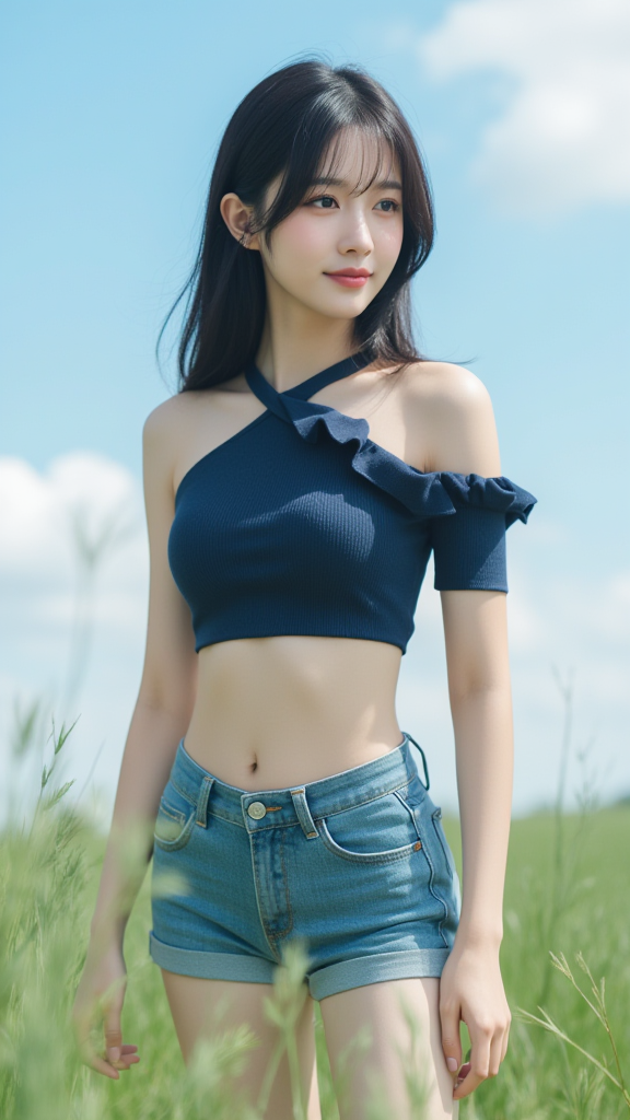露肩女孩