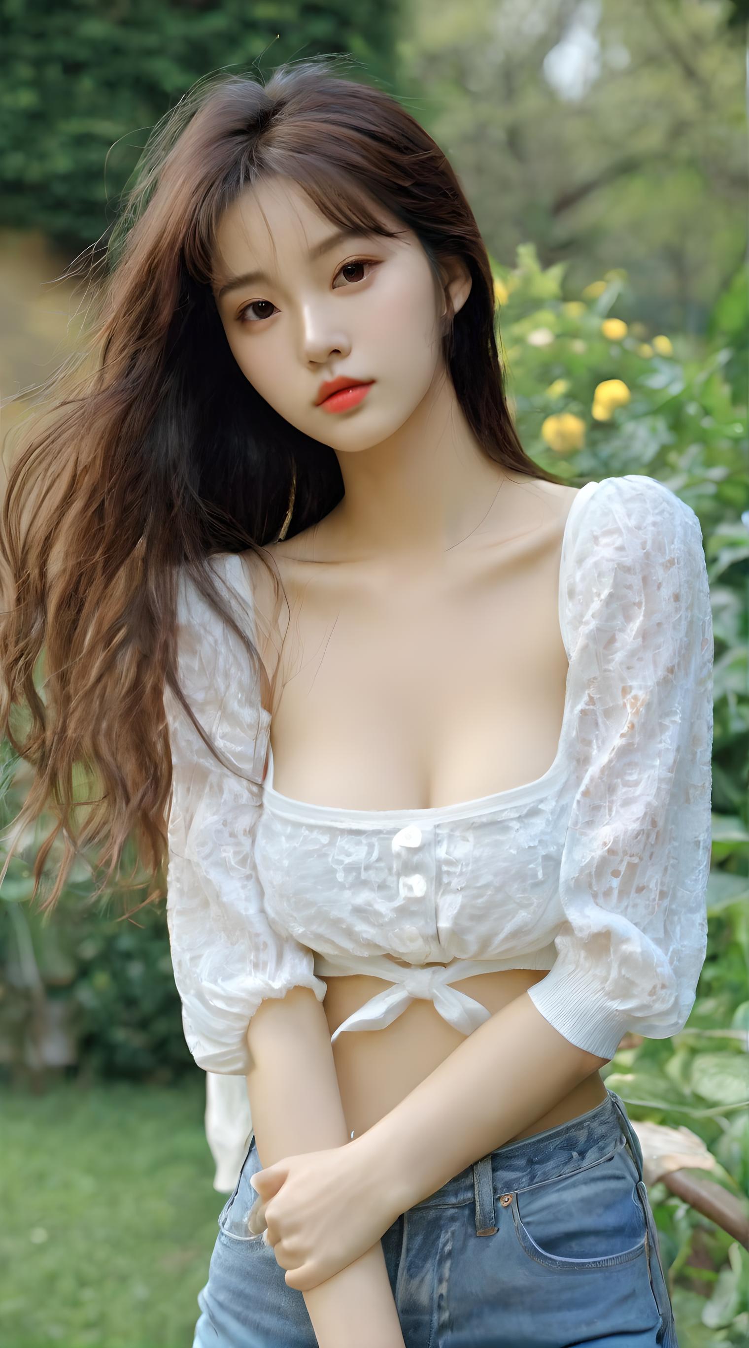 面条的美女