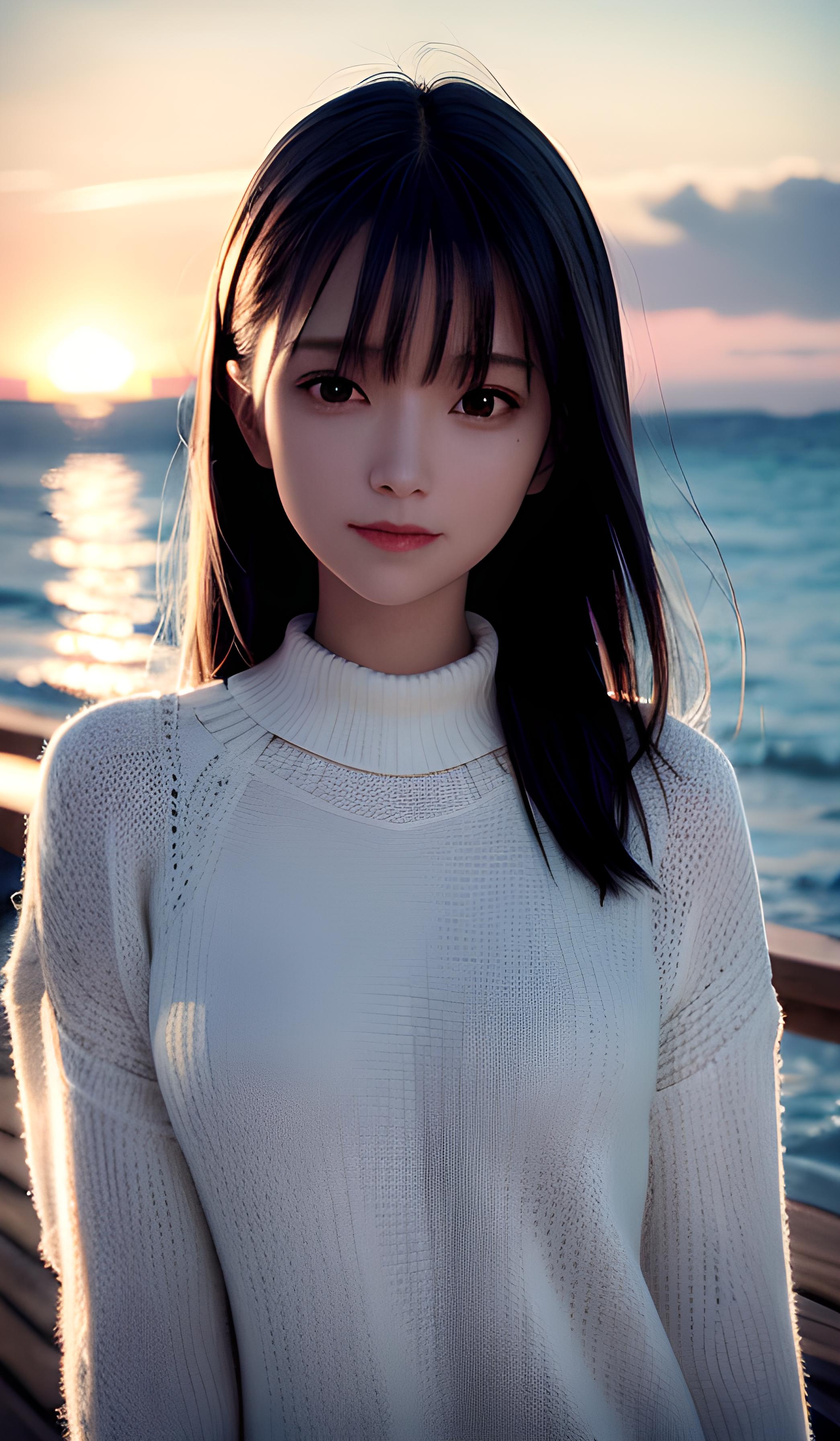 海边少女