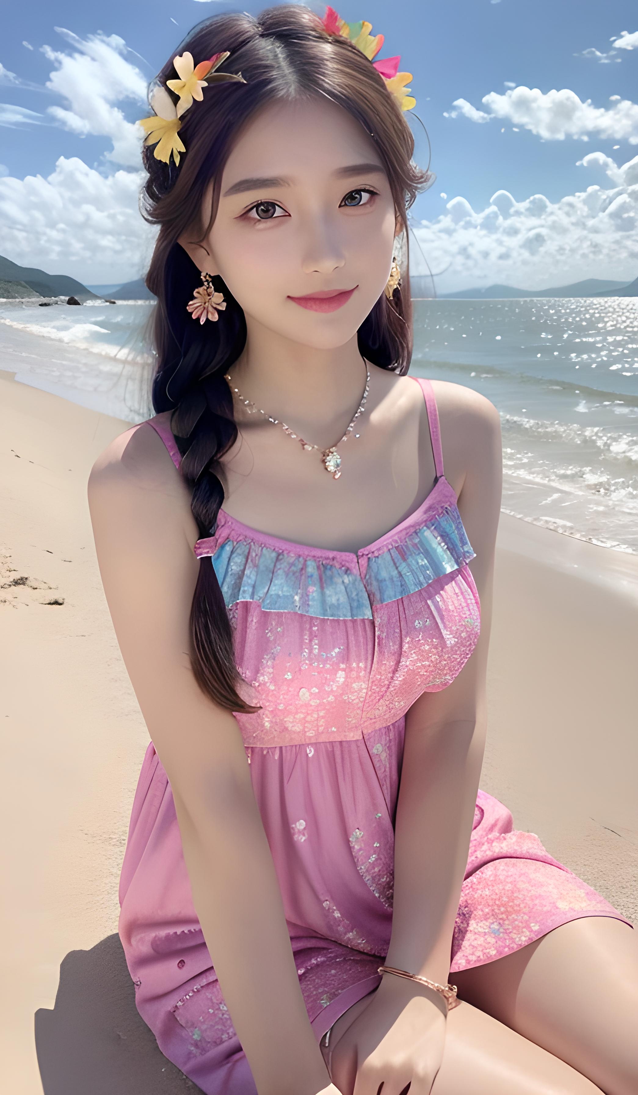 海边姑娘