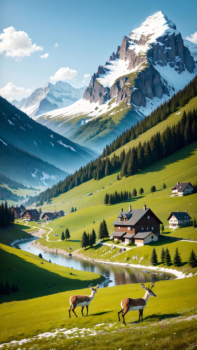 瑞士一景
