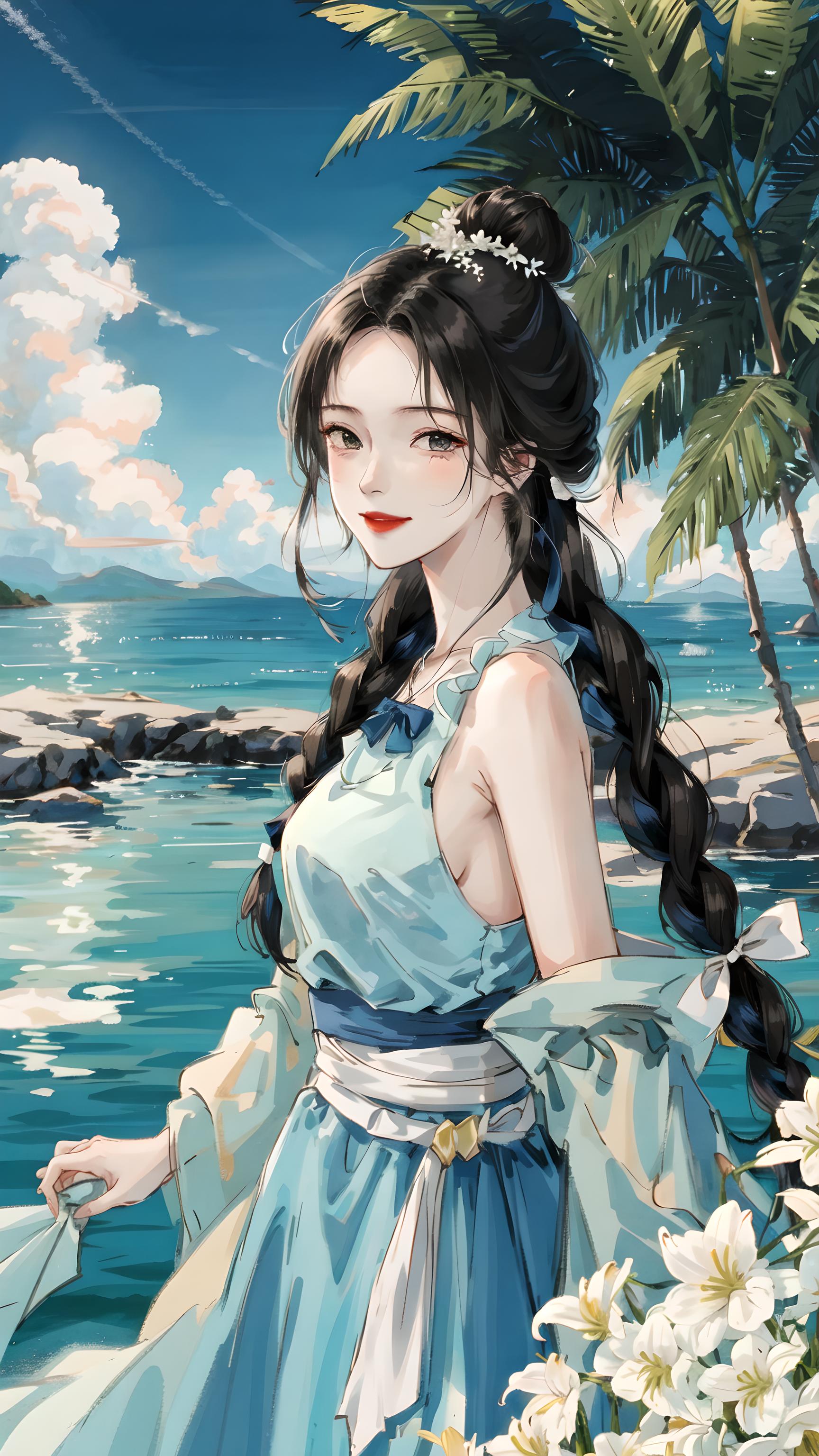 海边少女