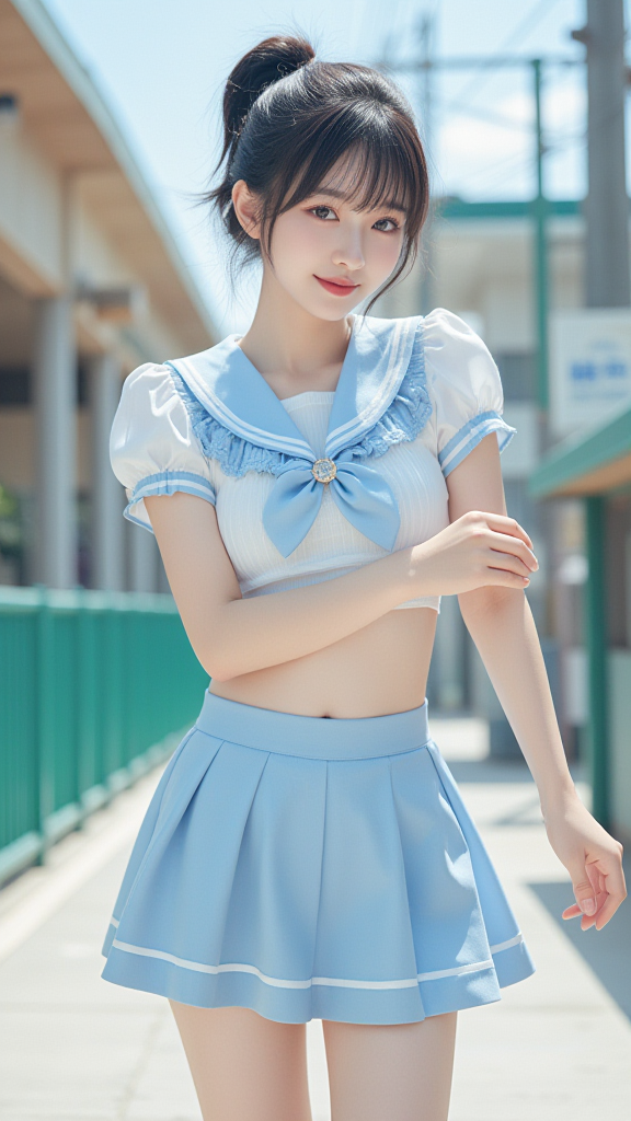 高马尾女孩