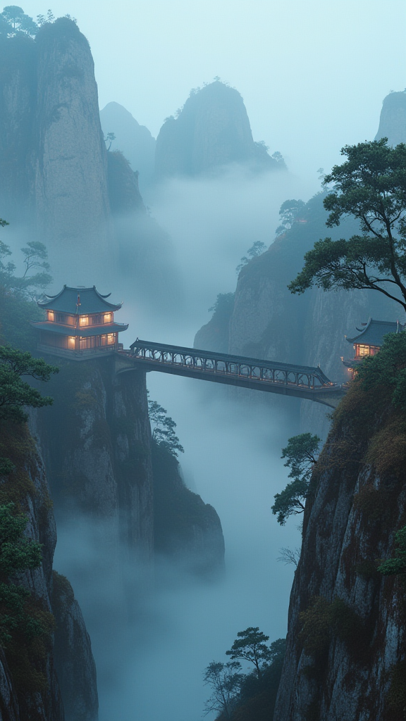 云雾缭绕