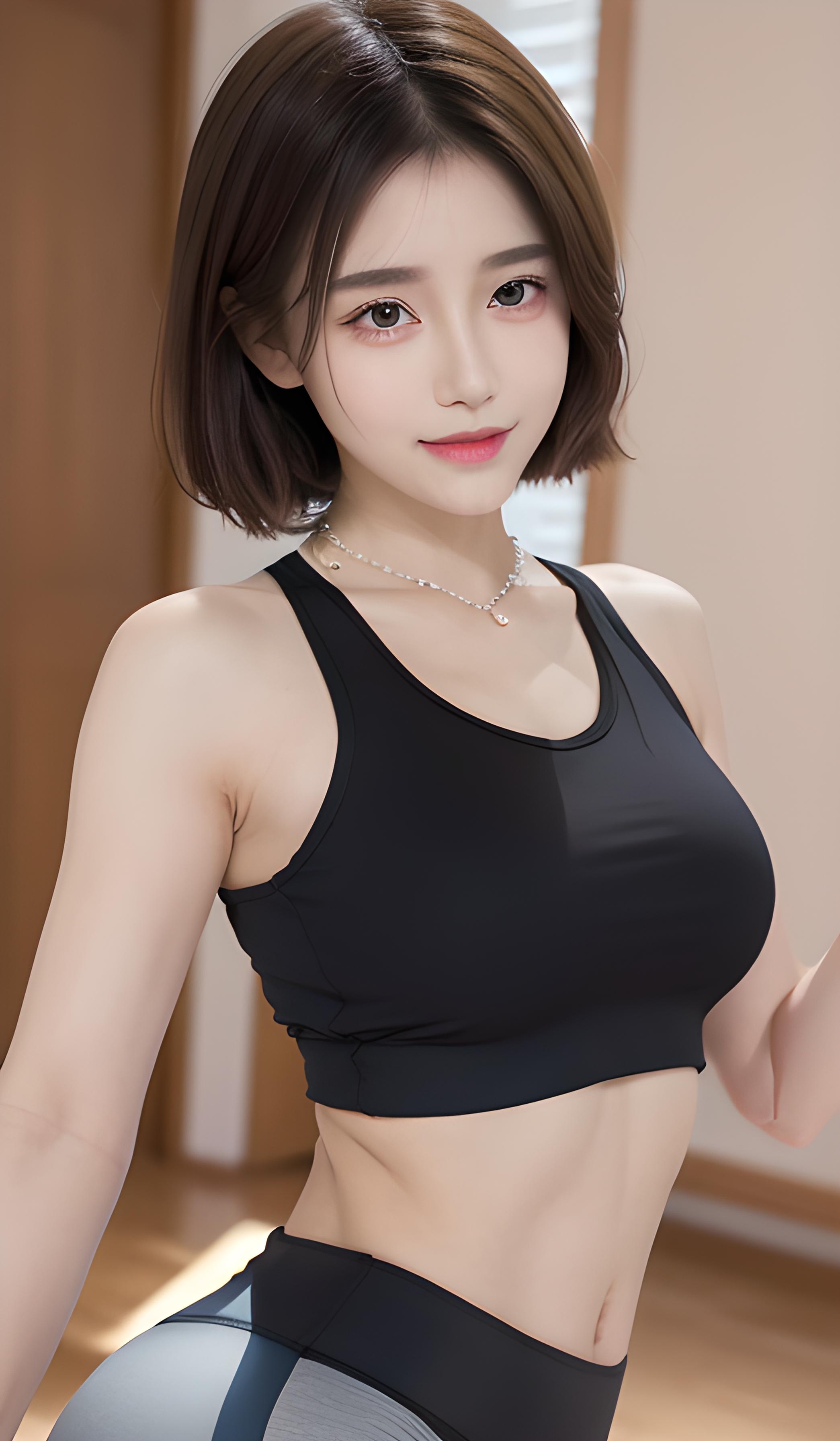 瑜伽美女