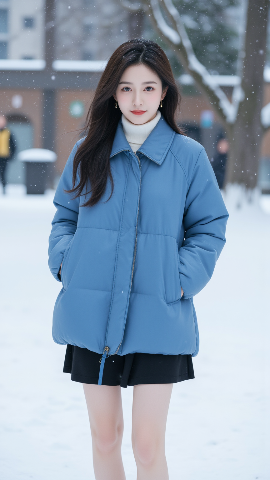 雪中女孩