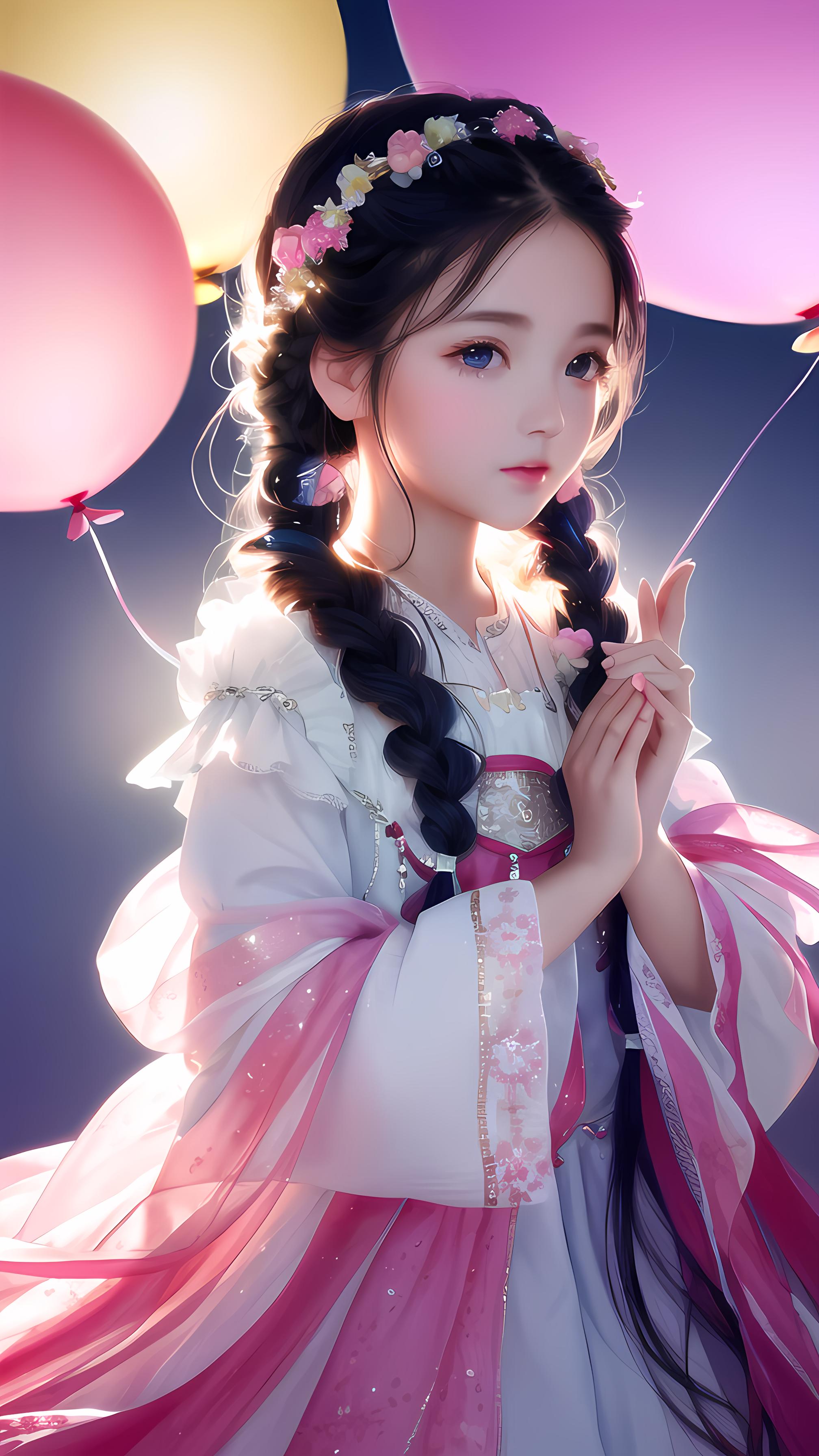 可爱女孩