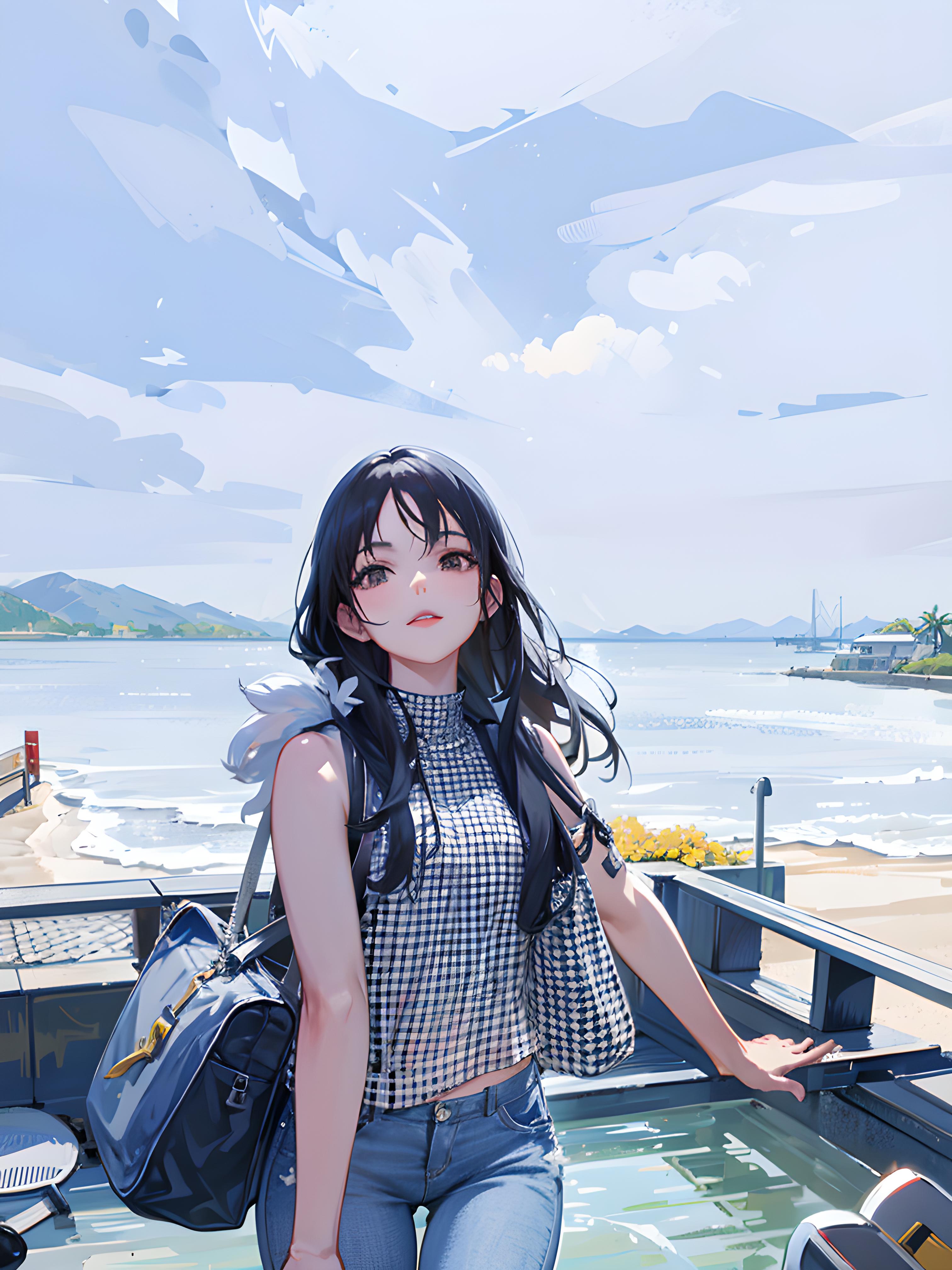 海边少女