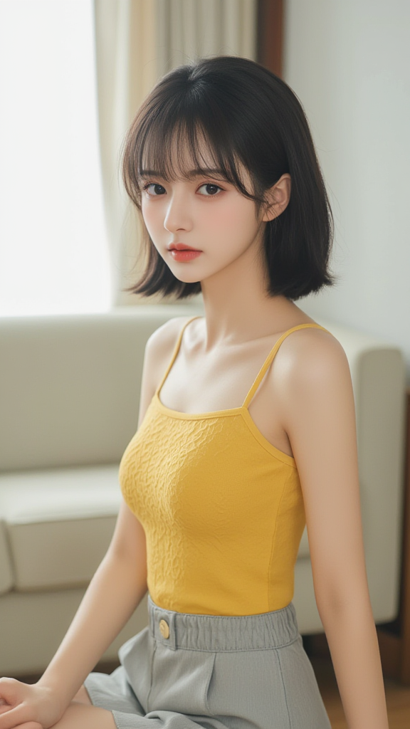 短发女孩