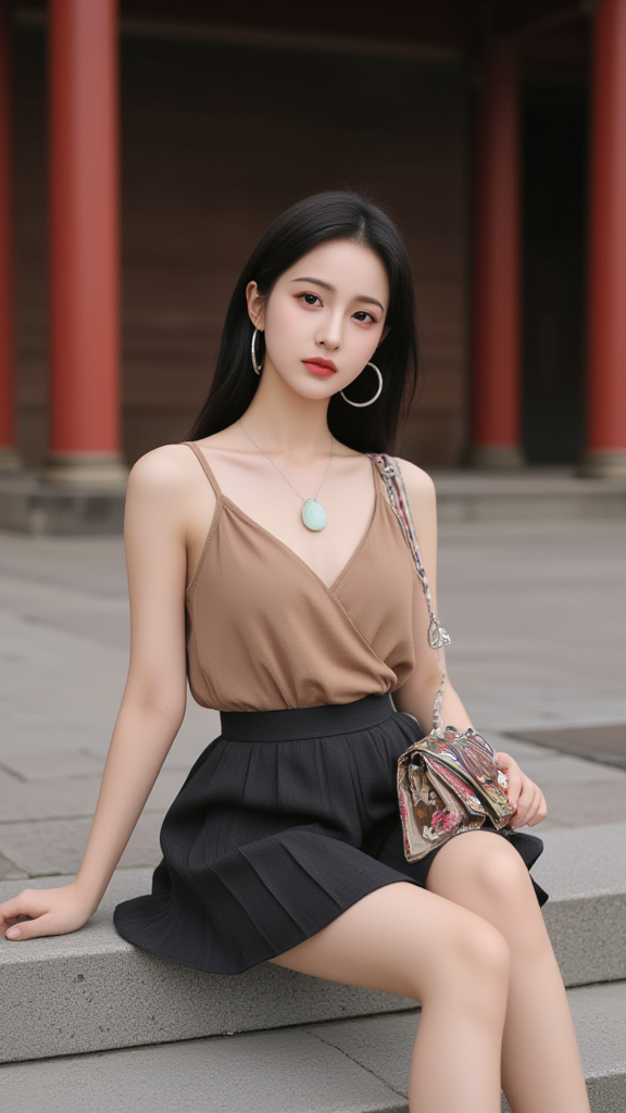 大耳环女孩