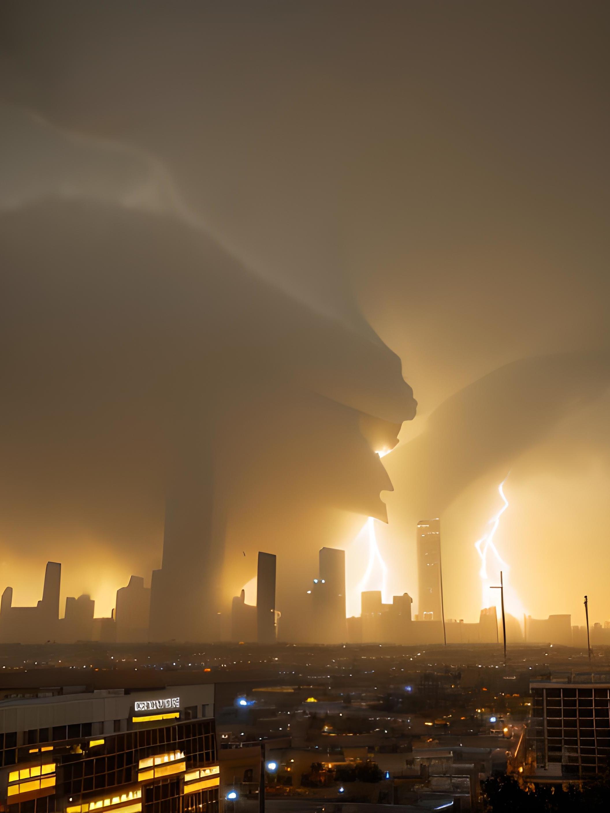 沙暴雷电