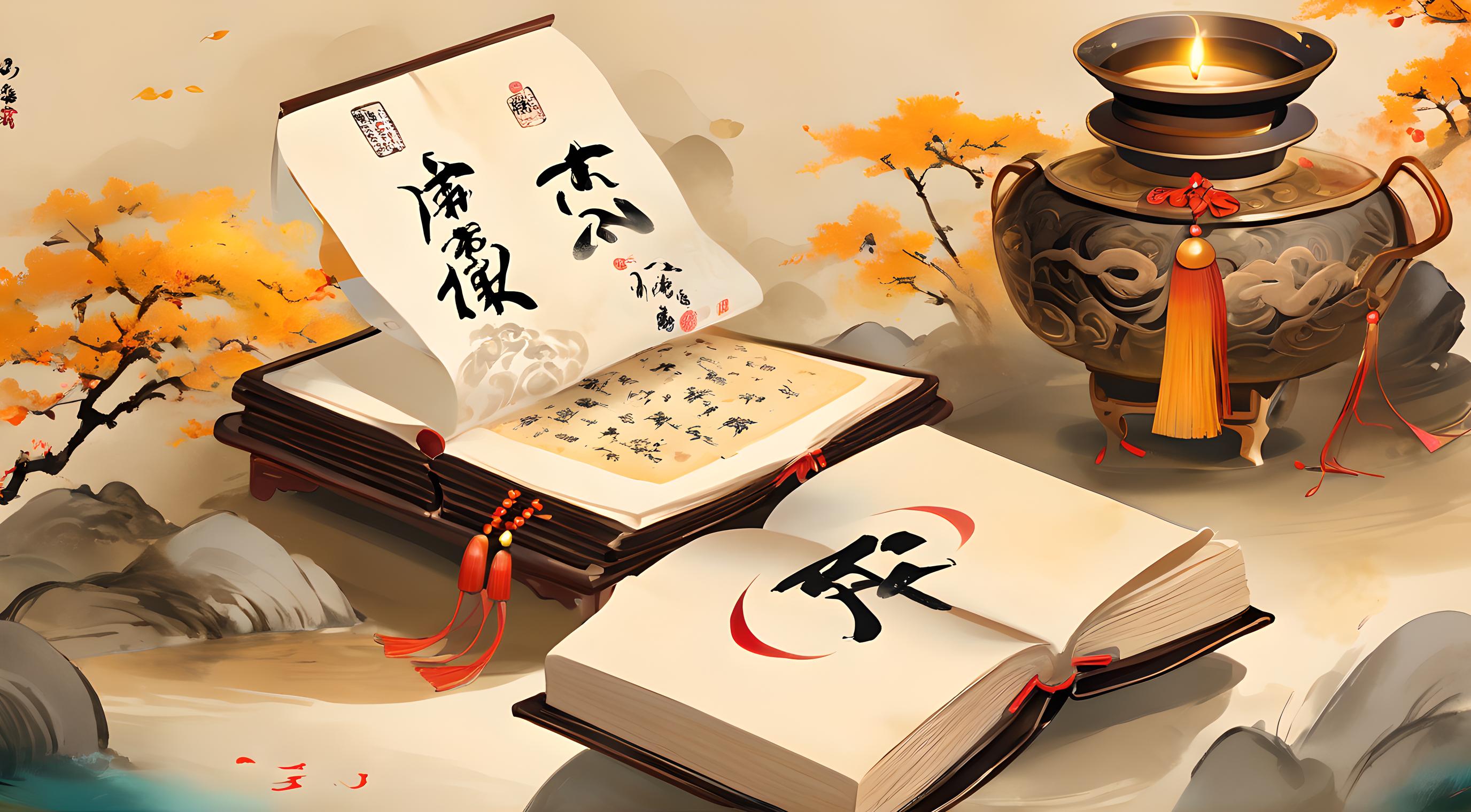儒道至圣,古典书籍,书法字体,传统文化,