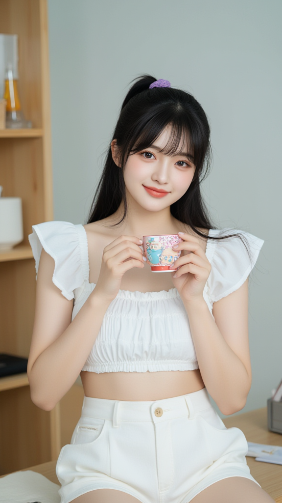 高马尾女孩